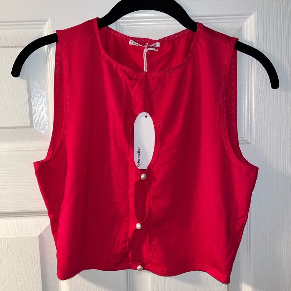 Reformation Emilio Knit Tank - Size Small